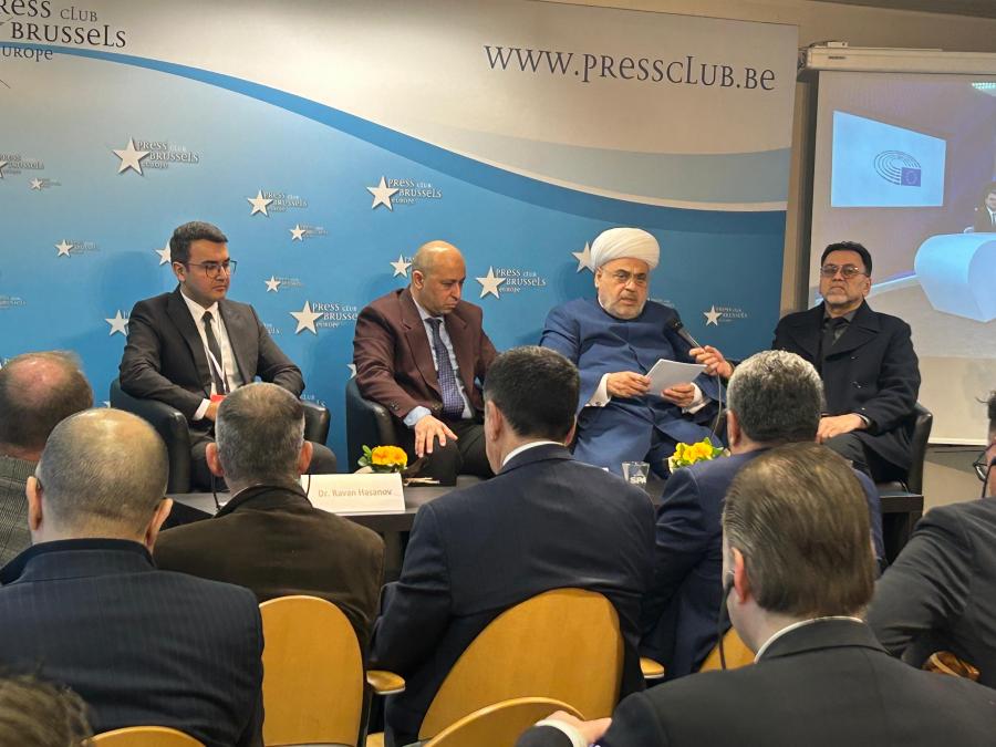 Fotoreportaj - Brüsseldə beynəlxalq dinlərarası konfrans: Multikulturalizm müzakirə olundu
