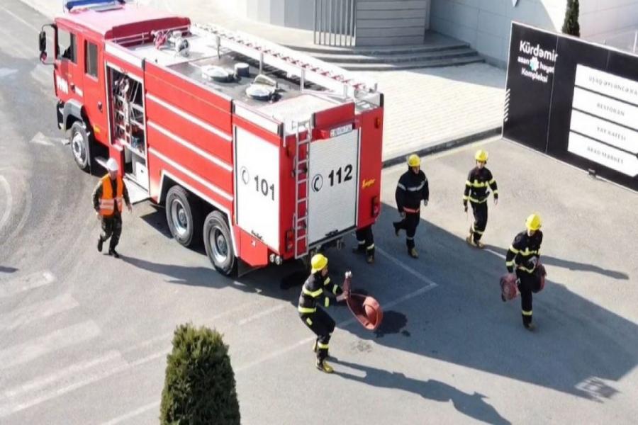 FHN-in Aran Regional Mərkəzi mülki müdafiə məşqi keçirib