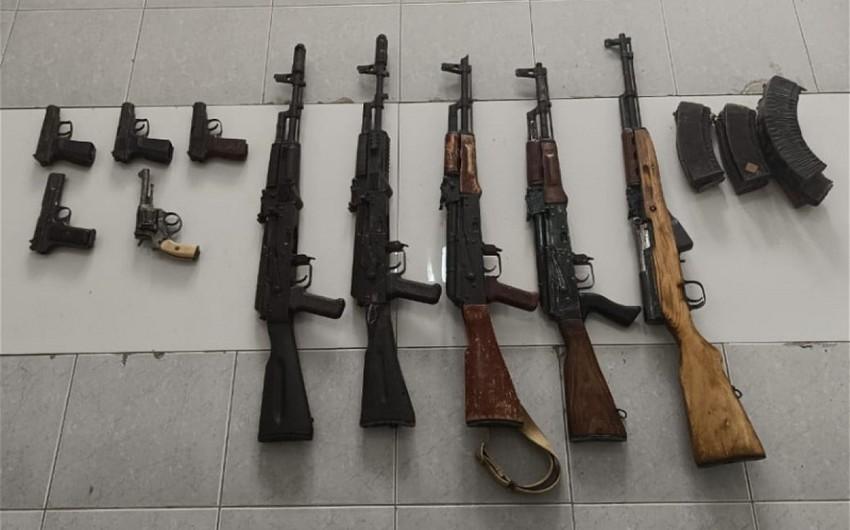 Ötən gün ölkə ərazisində qumbara və silahlar aşkarlanıb