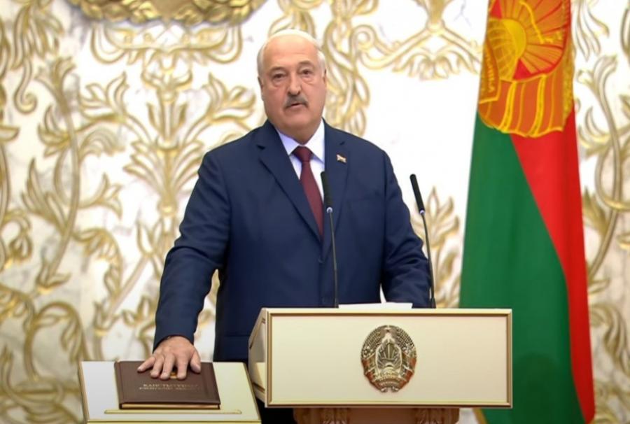 Aleksndr Lukaşenkonun andiçmə mərasimi olub