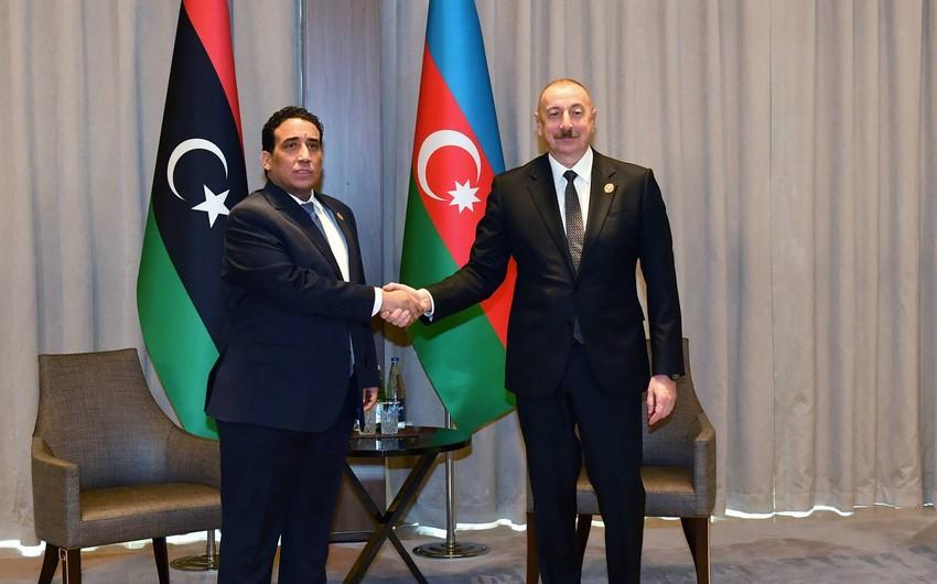 Liviya Prezidenti Ramazan bayramı münasibətilə İlham Əliyevi təbrik edib