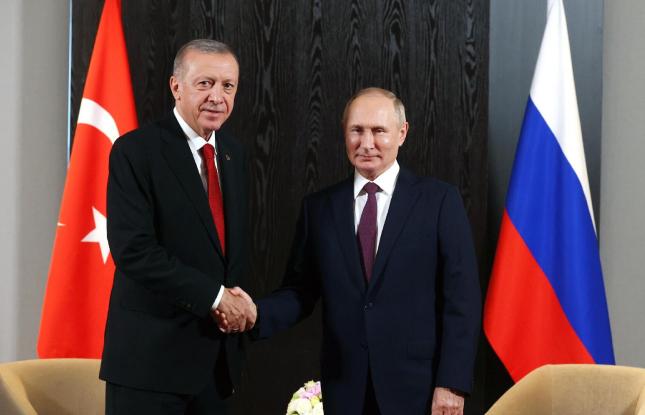 Ərdoğan və Putin arasında telefon danışığı olub