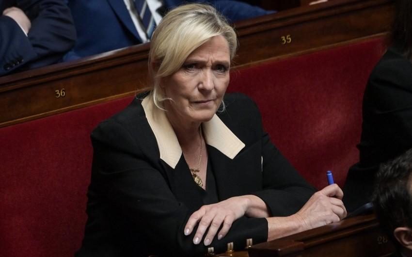 Le Pen: 2027-ci ildə keçiriləcək prezident seçkiləri mənim üçün sonuncu seçkilər ola bilər