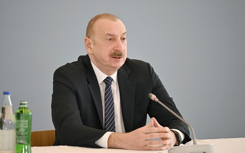 İlham Əliyev: "Biz Suriya hökumətini dəstəkləyirik"