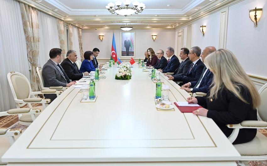 Sahibə Qafarova Hulusi Akarla görüşüb -  qlobal və regional məsələlər müzakirə olunub