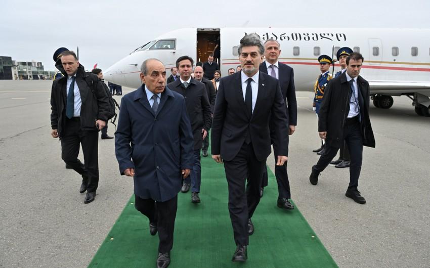 Gürcüstan Prezidenti Azərbaycana rəsmi səfərə gəlib