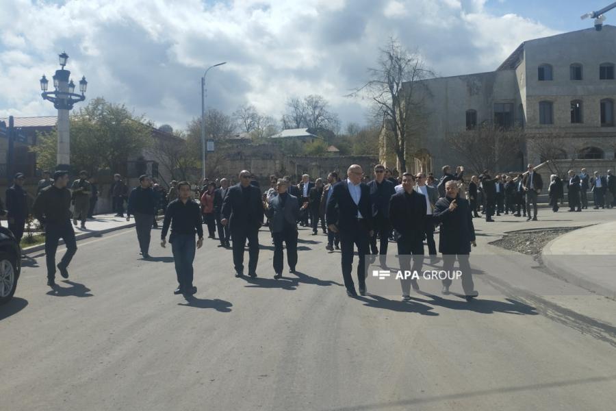 Diplomatik korpus nümayəndələrinin Şuşaya səfəri başlayıb