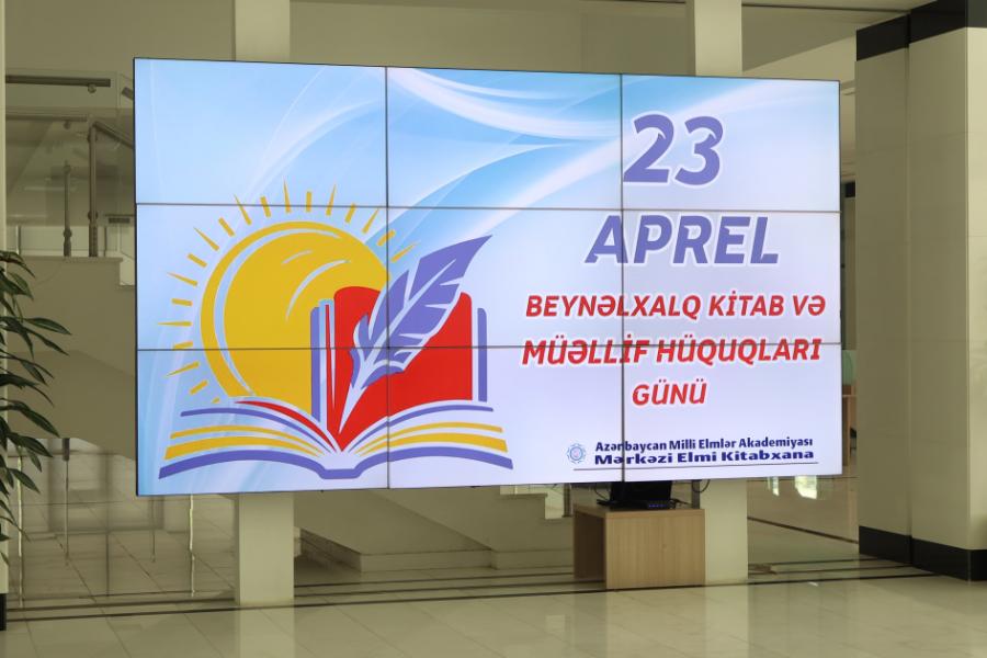MEK-də Ümumdünya Kitab və Müəlliflik Hüququ Gününə həsr edilən sərgi hazırlanıb