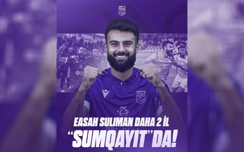 "Sumqayıt" futbolçusu ilə müqavilənin müddətini uzadıb
