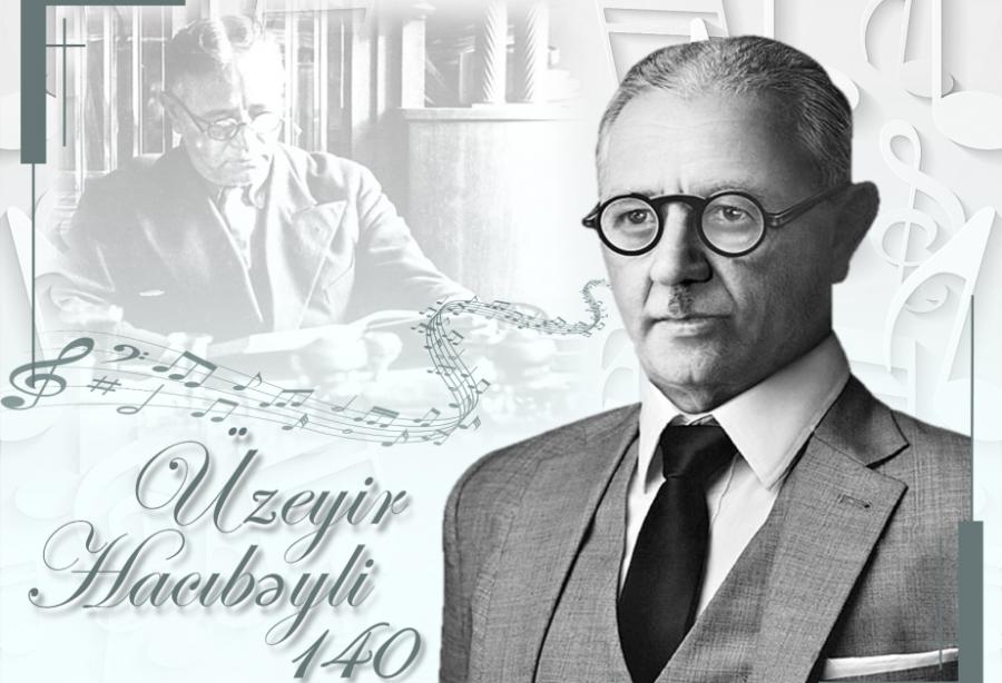 Üzeyir Hacıbəylinin anadan olmasının 140 illiyi çərçivəsində kitabxanada silsilə materiallar hazırlanır