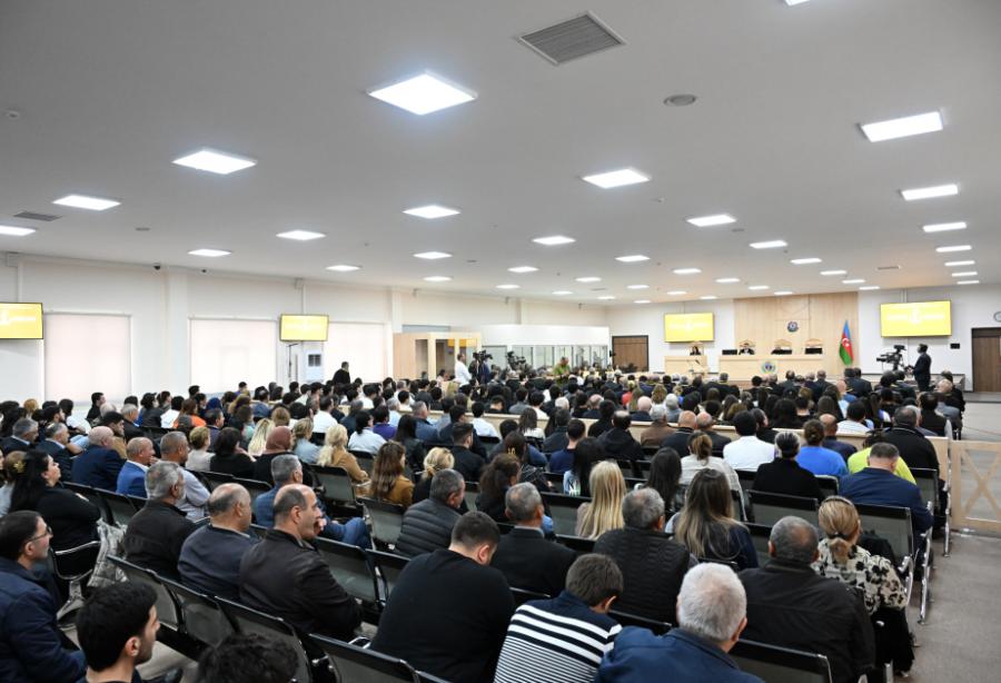 Məhkəmə: Qubadlının Zilanlı kəndinin və Zəngilanın işğalı zamanı çəkilən videomaterial nümayiş olunub
