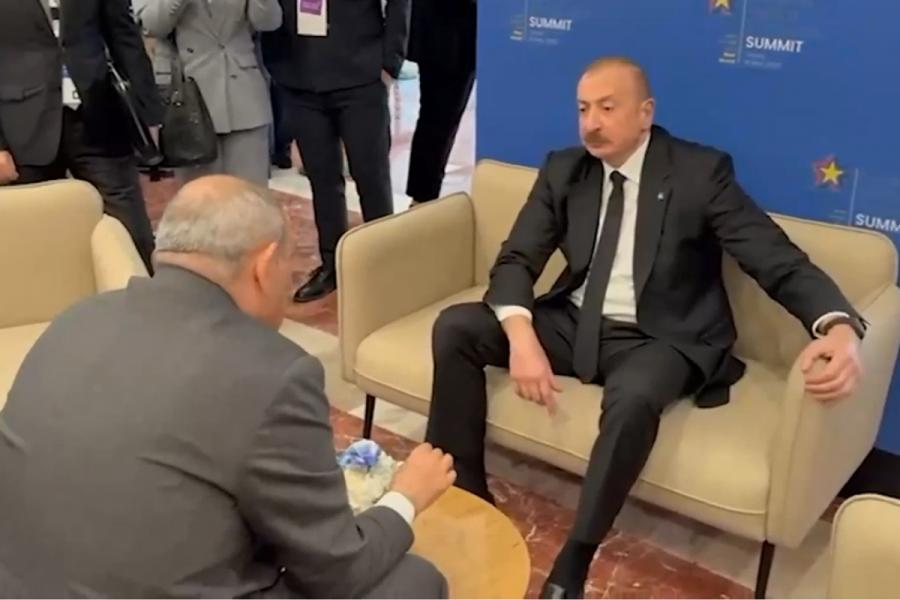 Prezident İlham Əliyev Tiranada Nikol Paşinyanla görüşüb