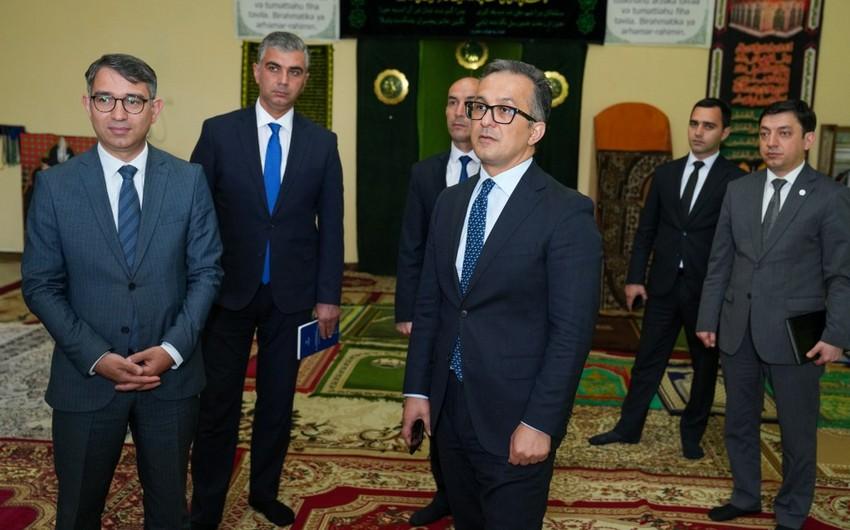 Ramin Məmmədov Qazaxda yerləşən dini ibadətgahların fəaliyyəti ilə tanış olub