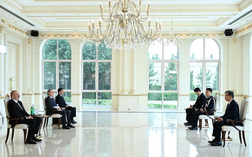 İlham Əliyev Koreyanın Azərbaycanda yeni təyin olunmuş səfirinin etimadnaməsini qəbul edib