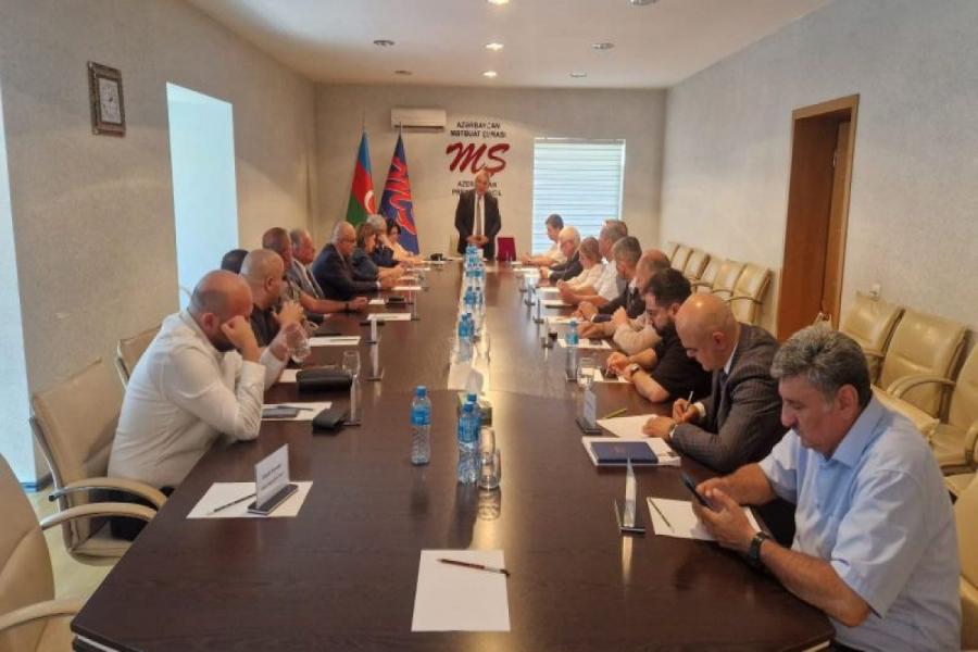 Mətbuat Şurasının İdarə Heyətinin iclası keçirilib