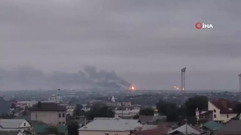 Ukrayna ordusu Rusiyanın neft emalı zavodunu vurub