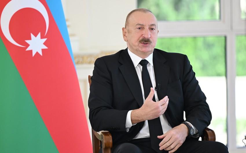 Azərbaycan Prezidenti: "Tramp həqiqətən Nobel Sülh Mükafatına layiqdir"