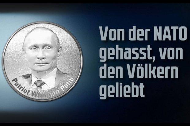 Almaniyada üzərində Putinin əksi olan sikkə buraxıldı
