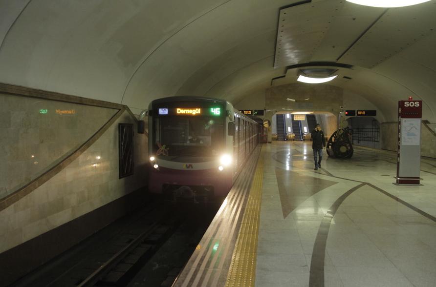 "Həzi Aslanov" metrostansiyasında yenidənqurma işlərinin yeni mərhələsi başlayıb