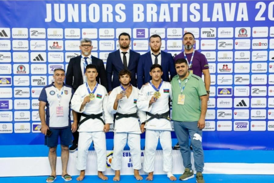 Azərbaycanın gənclərdən ibarət cüdo millisi Avropa çempionatında birinci olub