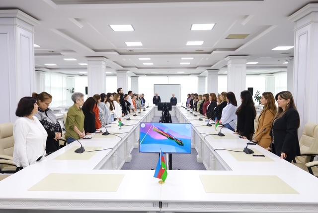 Mərkəzi Elmi Kitabxanada Qələbənin 5-ci ildönümünə həsr olunmuş lektoriya keçirilib