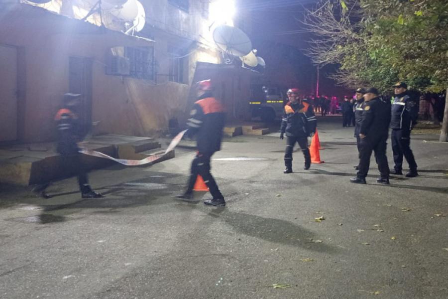 Goranboyda binada iki mənzilin döşəməsi çöküb, 4 nəfər xəsarət alıb