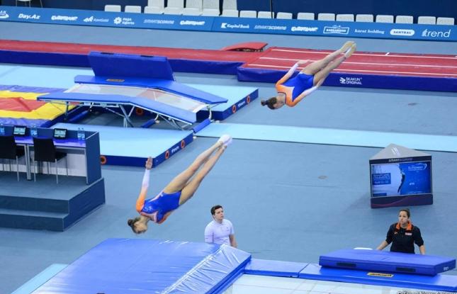Bakıda batut gimnastikası və tamblinq üzrə Dünya Kuboku start götürüb