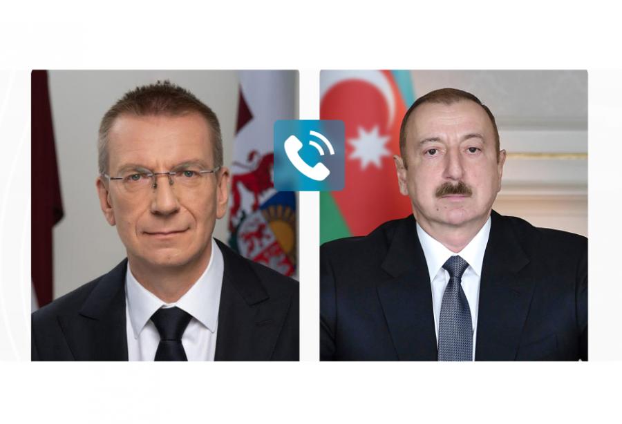 Edqars Rinkeviçs Prezident İlham Əliyevə zəng edib
