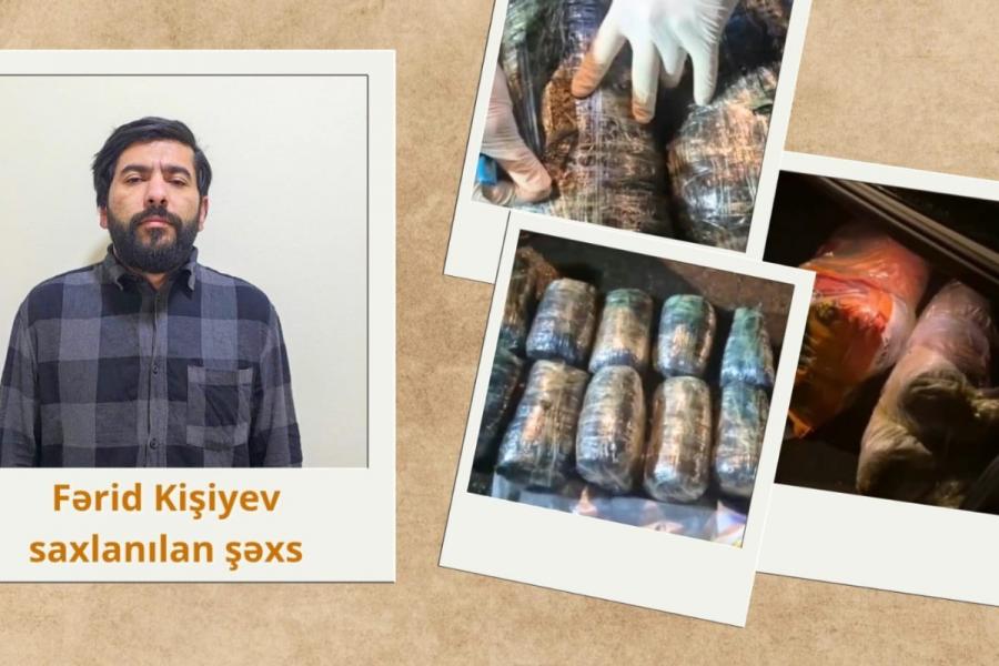 Lənkəranda qaçaqmalçılıqla gətirilmiş 12 kq marixuana aşkarlanıb