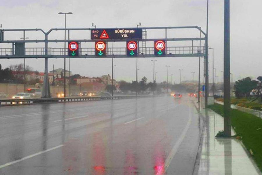 Zığ dairəsi-Hava Limanı yolunda sürət həddi bərpa olunub