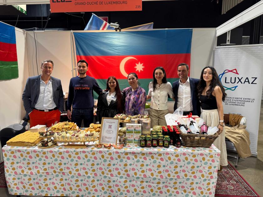 Lüksemburqda Azərbaycan stendinə böyük maraq