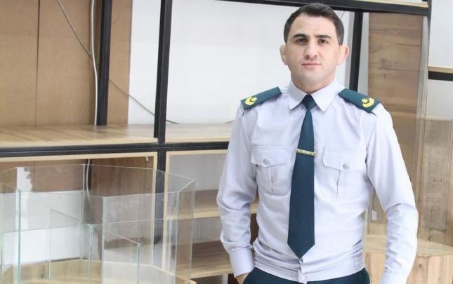 Hacı Əliyev mayor rütbəsi aldı