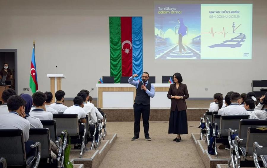 ADY Xırdalan şagirdlərinə təhlükəsiz hərəkət mövzusunda təlim keçib