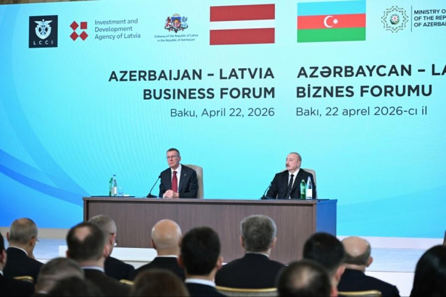 Latviya Prezidenti: Ağ Şəhər mənə çox böyük təəssürat bağışladı