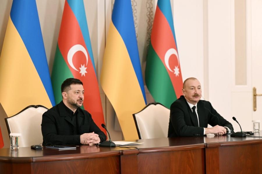 Zelenski Ukraynaya yardıma görə Prezident İlham Əliyevə təşəkkür edib