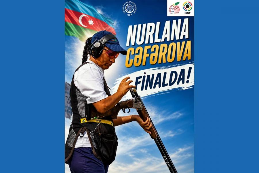 Azərbaycan atıcısı Nurlana Cəfərova Dünya Kubokunda finala yüksəlib