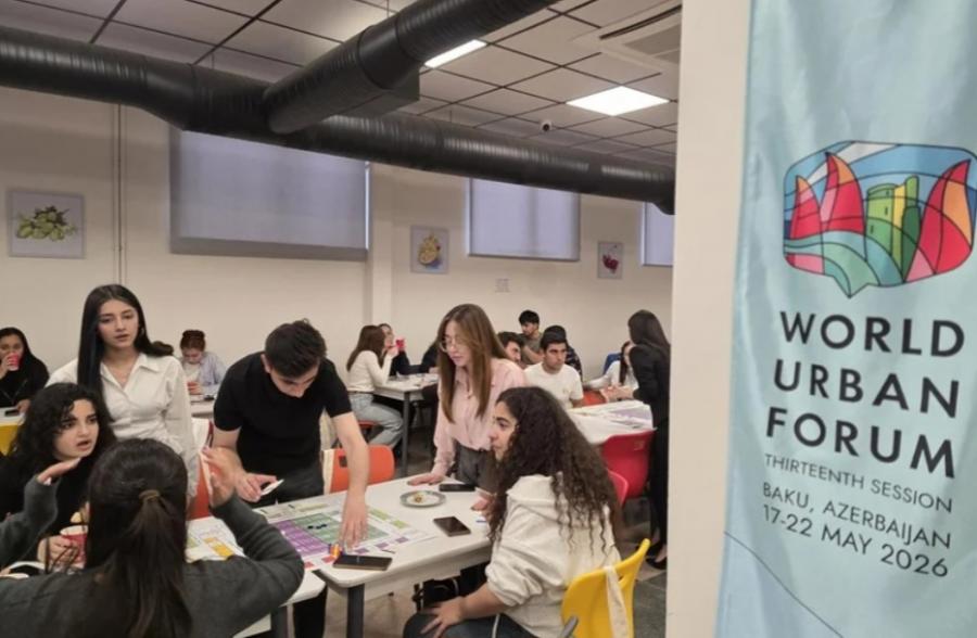 WUF13 çərçivəsində Qarabağ Universitetinin tələbələri üçün təlim keçirilib