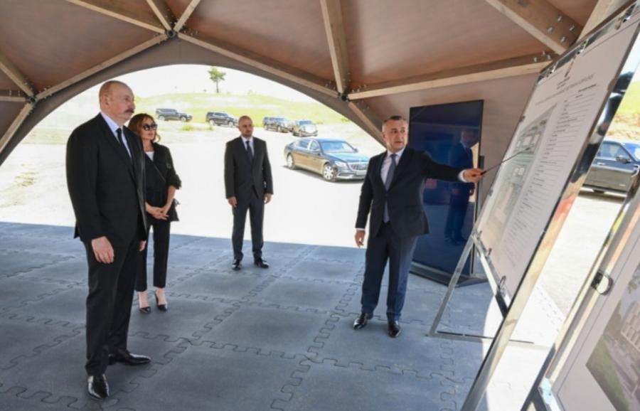 Prezident İlham Əliyev Cəbrayıl Rayon Mərkəzi Xəstəxanasının binasının tikintisi ilə tanış olub - YENİLƏNİB