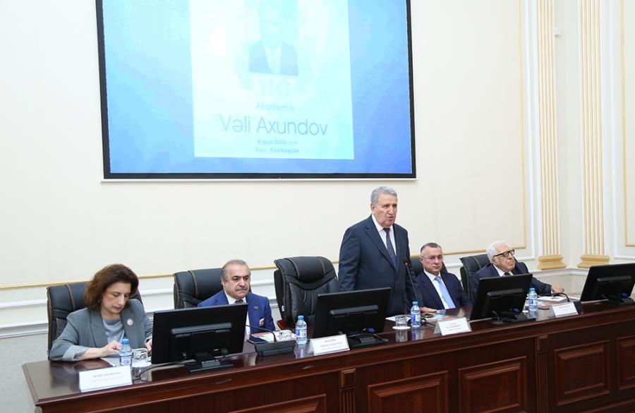 Akademik Vəli Axundovun anadan olmasının 110 illiyinə həsr edilmiş tədbir keçirilib