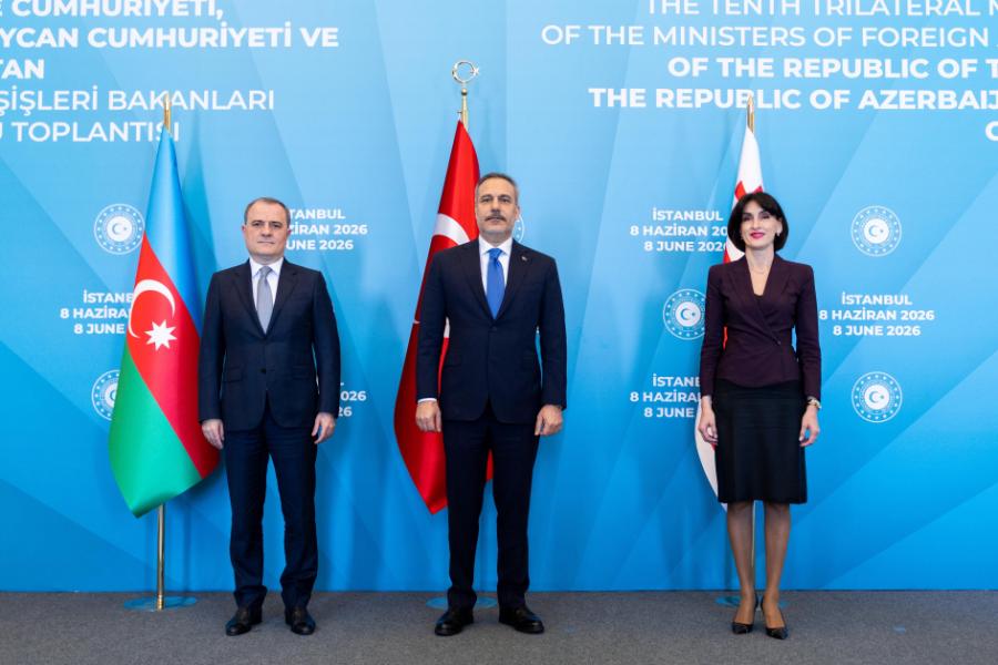 Azərbaycan–Gürcüstan–Türkiyə XİN rəhbərlərinin üçtərəfli görüşü keçirilib - YENİLƏNİB