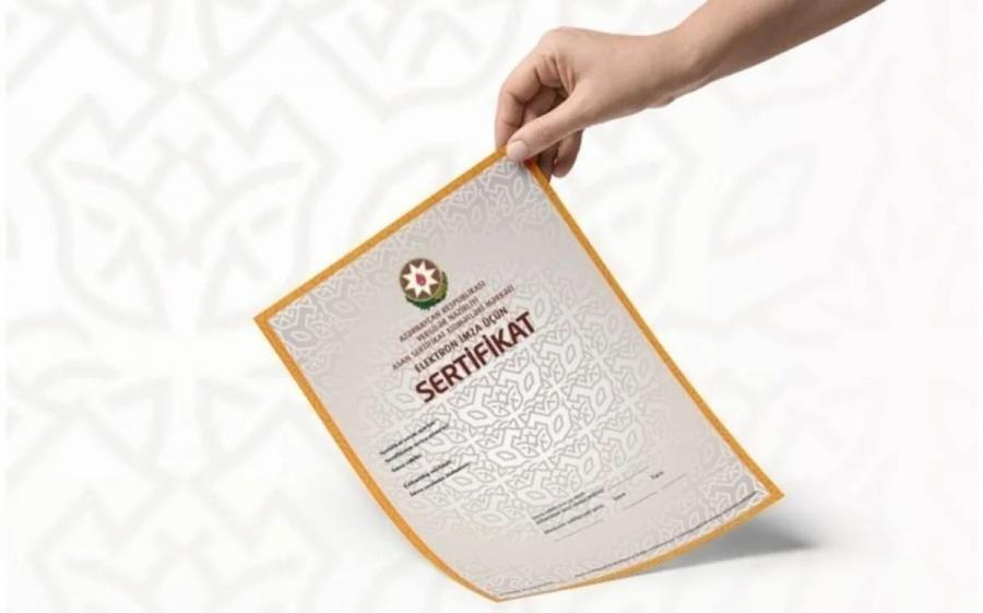 Azərbaycanda 5 ayda 191 min "ASAN İmza" sertifikatı verilib