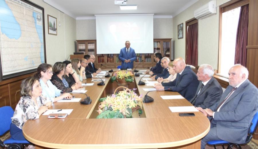 AMEA Naxçıvan Bölməsində Milli Qurtuluş Gününə həsr edillən tədbir keçirilib