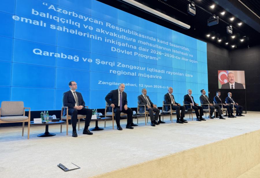 Qarabağ və Şərqi Zəngəzurda kənd təsərrüfatının 2026–2030-cu illər üzrə inkişafı müzakirə edilib