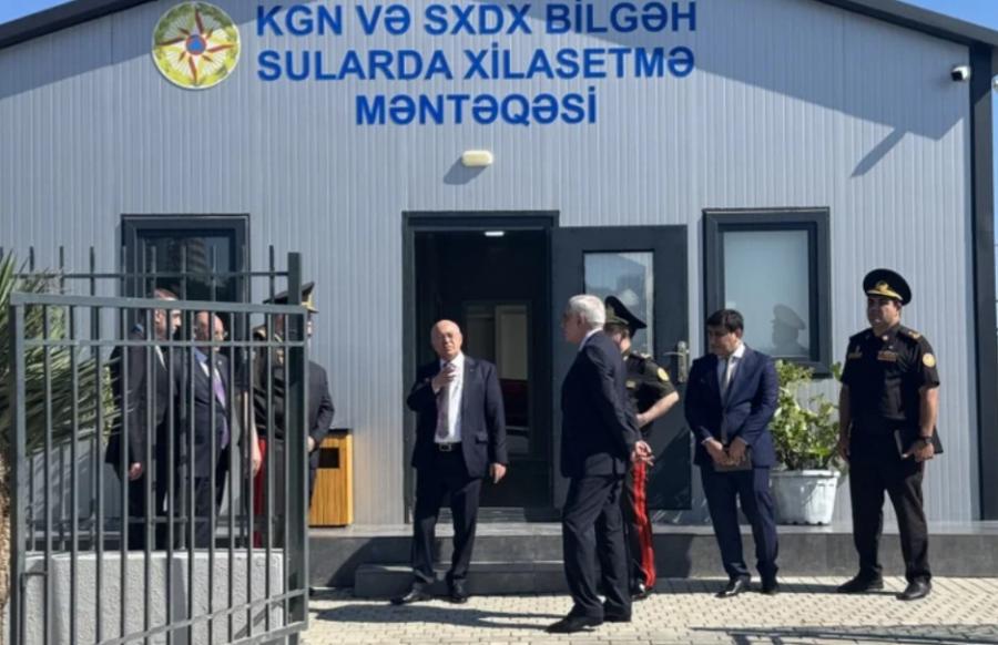"Bilgəh" sularda xilasetmə məntəqəsinin açılışı olub, nazir iştirak edib