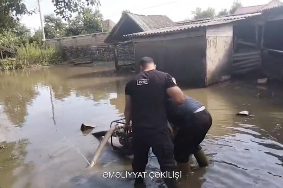 Zaqatala, Balakən və Ağstafada su dolmuş yerlərdə tədbirlər görülür - FHN