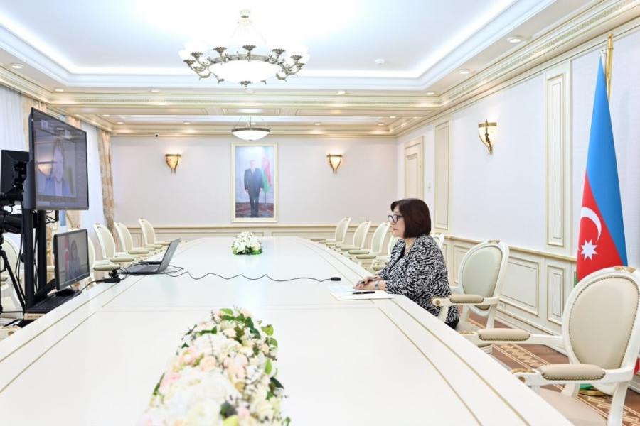 Sahibə Qafarova Parlamentlərarası İttifaqın yüksək səviyyəli dialoqunda çıxış edib