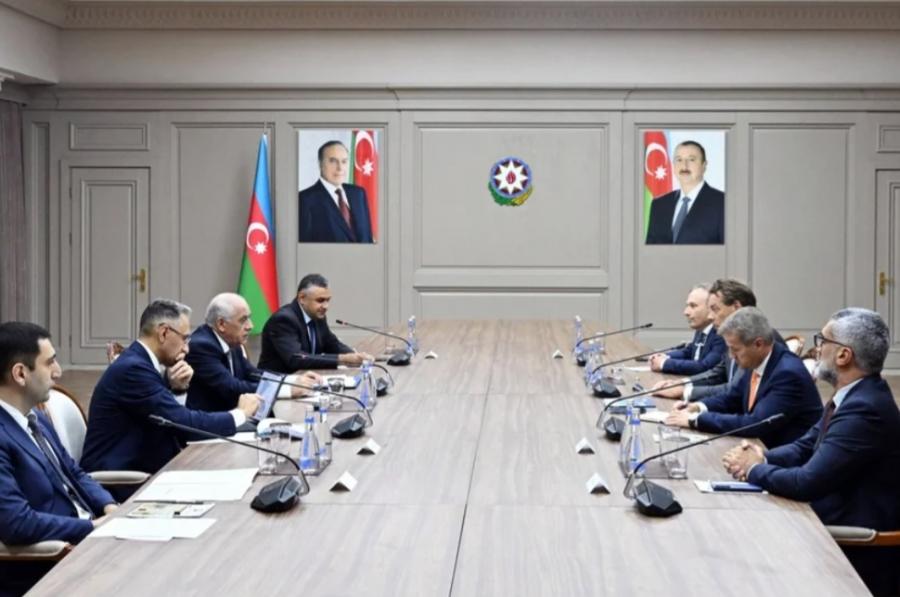 Əli Əsədov "Damen Shipyards Group" şirkətinin baş icraçı direktoru ilə görüşüb