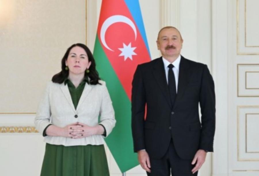 Azərbaycan Prezidenti İrlandiyanın yeni səfirinin etimadnaməsini qəbul edib