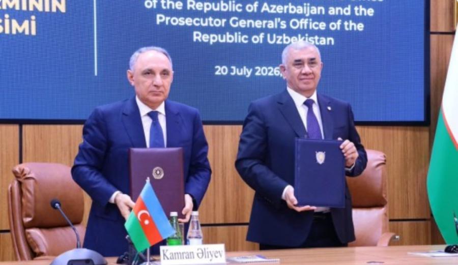 Azərbaycan və Özbəkistan Baş prokurorluqları arasında əməkdaşlıq proqramı imzalanıb