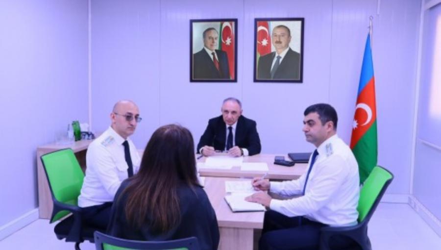 Baş prokuror Kəlbəcərdə vətəndaşları qəbul edib